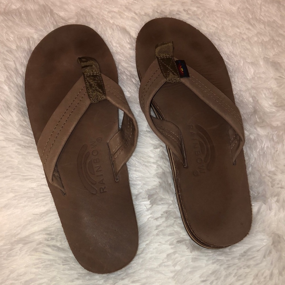 RAINBOW flip flops